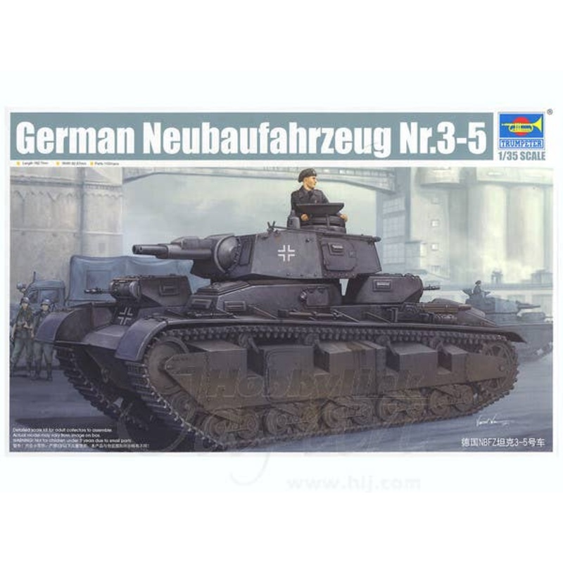 1/35 German Neubaufahrzeug Nr.3-5