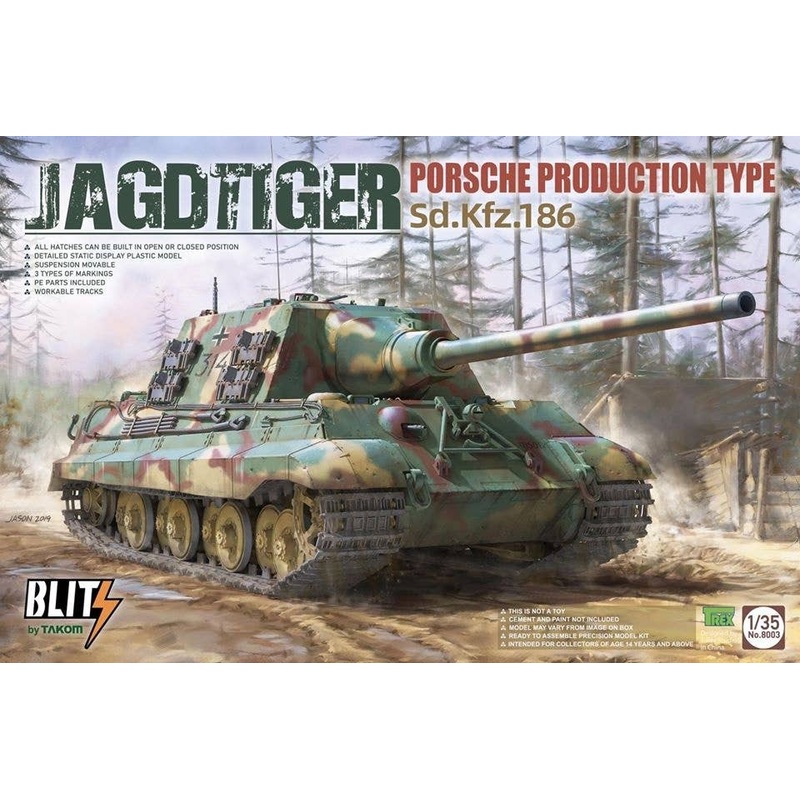 1/35 JagdTiger Sd.Kfz. 186 Porsche Production Type