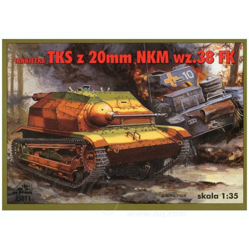 1/35 Tankietka TKS z 20mm NKM wz.38 FK