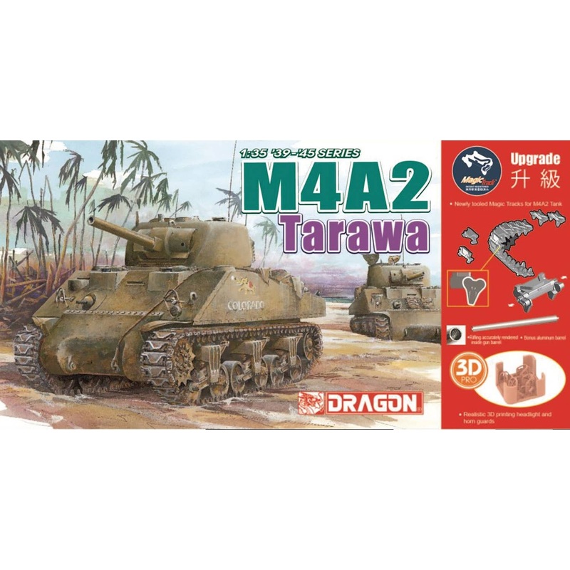 1/35 WW.II US Army M4A2 Sherman Tarawa 1942 with Magic Track