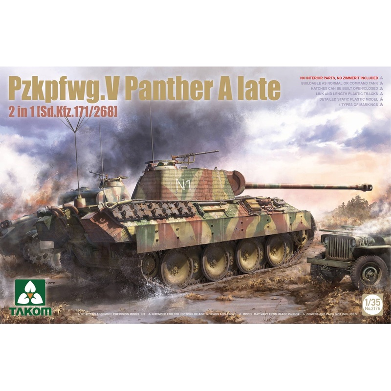 Pzkpfwg.V Panther A Late 2 in 1 [Sd.Kfz.171/268]
