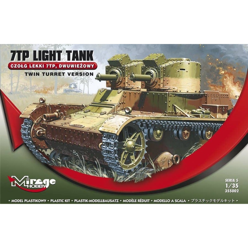 1/35 7TP Light Tank Twin Turret