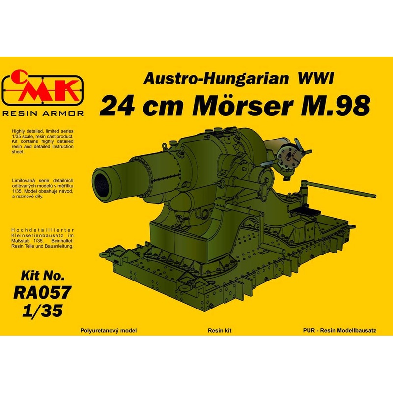 1/35 Austro-Hungarian WWI 24cm Morser M.98