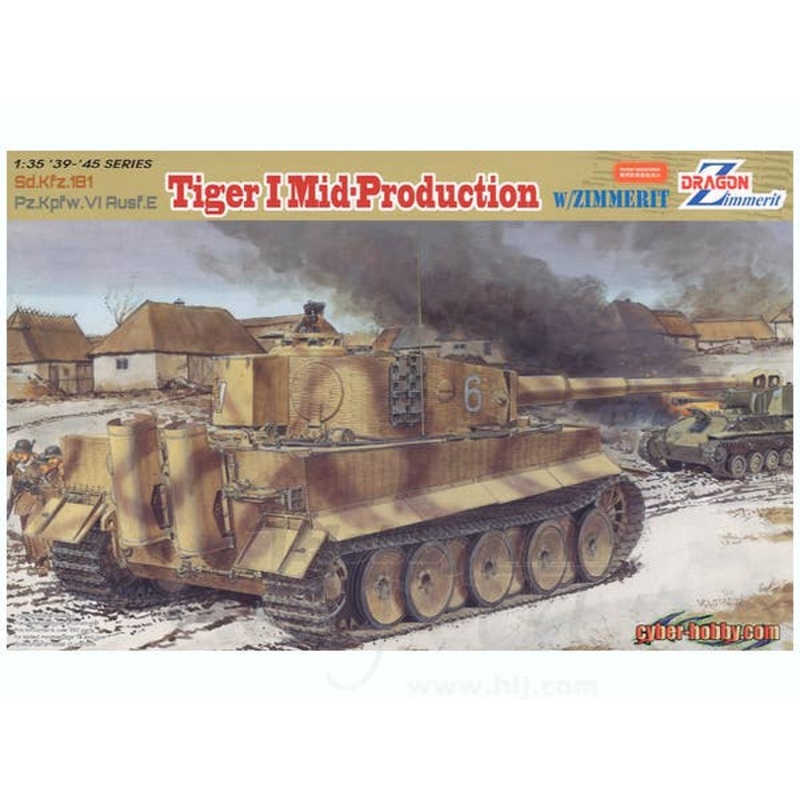 1/35 German Tiger I Mid Production w/Zimmerit Coating