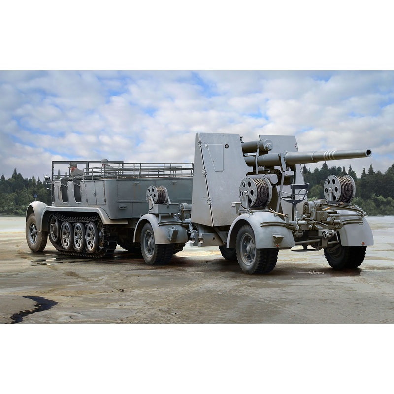 1/35 Sd.Kfz.7 8(t) Halftrack + 88mm FlaK 36/37