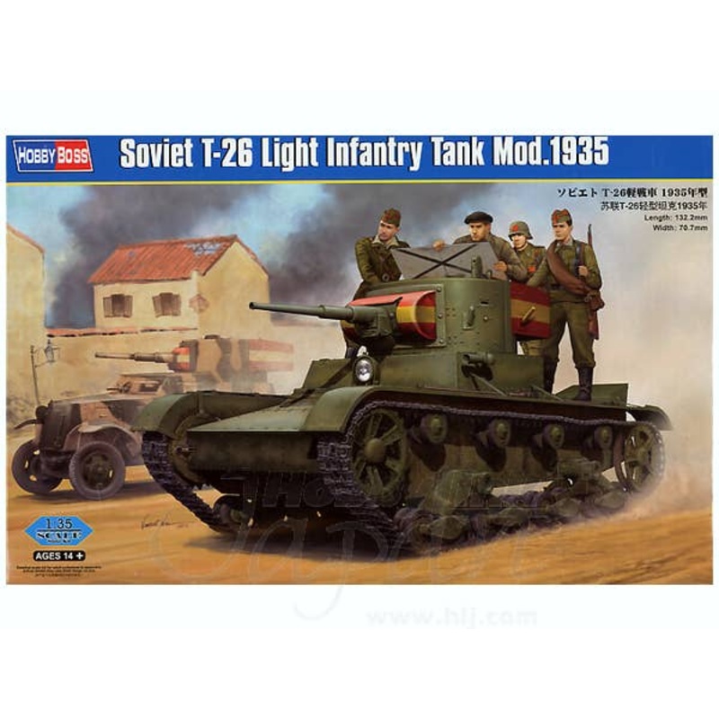 1/35 Soviet T-26 Light Infantry Tank Mod. 1935