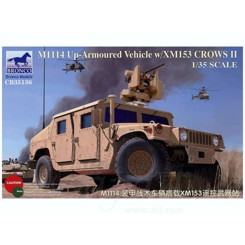 1/35 M1114 Up-Armoured Vehicle w/XM153 Crows II