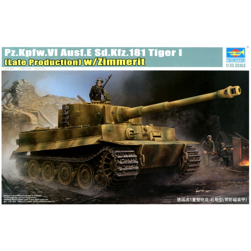 1/35 Pz.Kpfw. VI Tiger I Late Type with Zimmerit