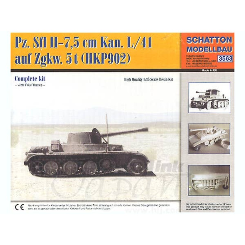 1/35 Pz.Sfl II-7.5cm Kan. L/41 auf Zgkw. 5t (HKP902)