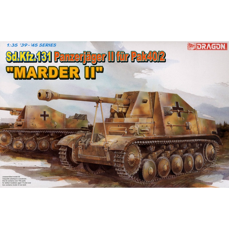 1/35 Sd.Kfz.131 Panzerjager II with Pak40/2 "Marder II"