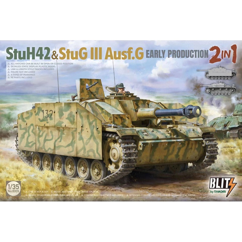 1/35 StuH 42 & StuG III Ausf.G Early Production 2 in 1