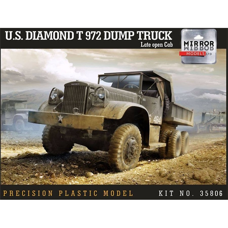 1/35 U.S. Diamond T 972 Dump Truck Late Open Cab