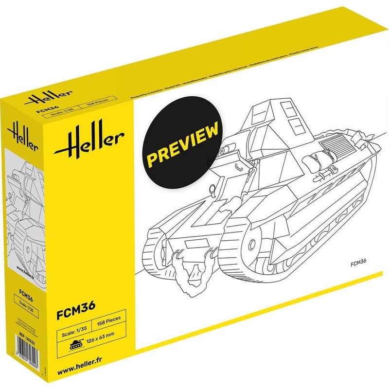1/35 WW.II French FCM36 Light Tank