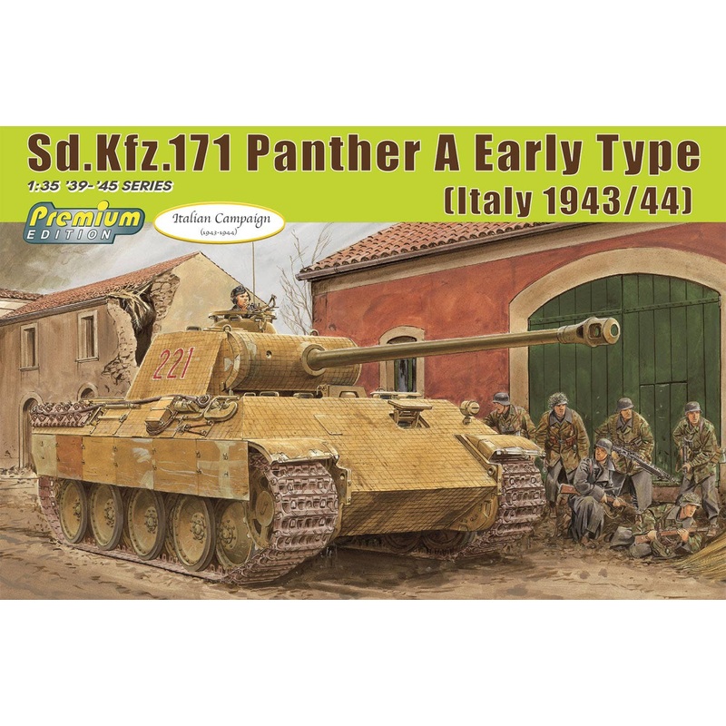 1/35 WW.II German Army Panther A Early Type Magic Track / Aluminum gun barrel included