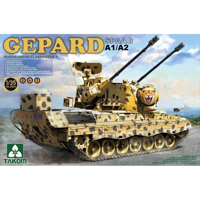Gepard SPAAG A1/A2 2 in 1