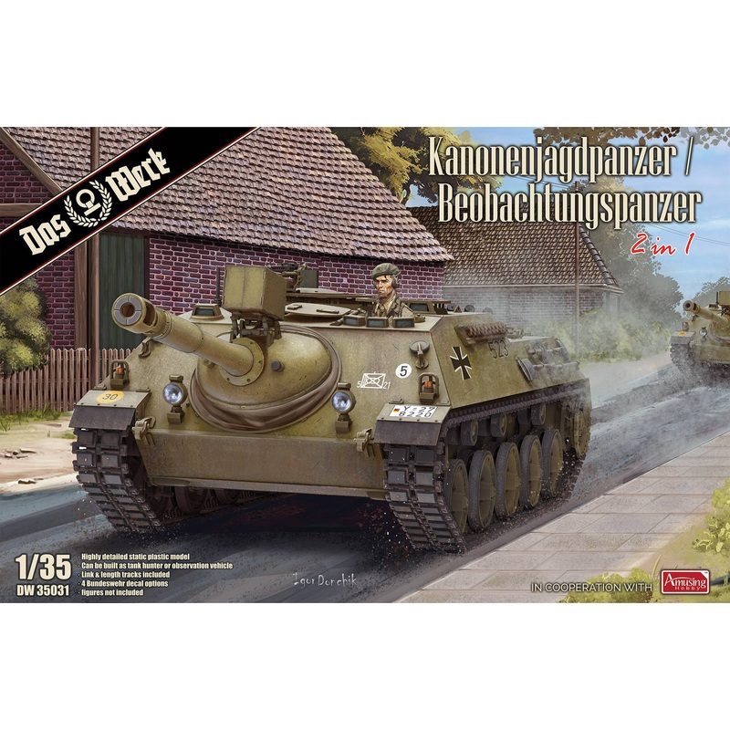 1/35 90mm Kanonenjagdpanzer / Beobachtungspanzer 2 in 1