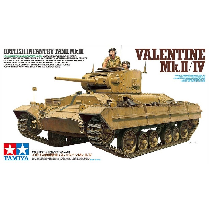 1/35 British Infantry Tank Mk.III Valentine Mk.II, IV