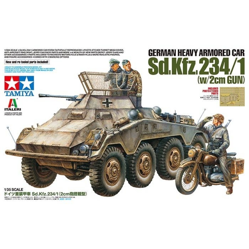 1/35 German Heavy Armored Car Sd.Kfz.234/1 (with 2 cm Gun) (Reissue)