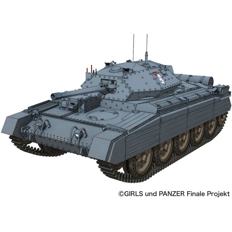 1/35 Girls und Panzer Final Chapter Mk.VI Cruiser Tank Crusader Mk.III St. Gloriana Girls Academy
