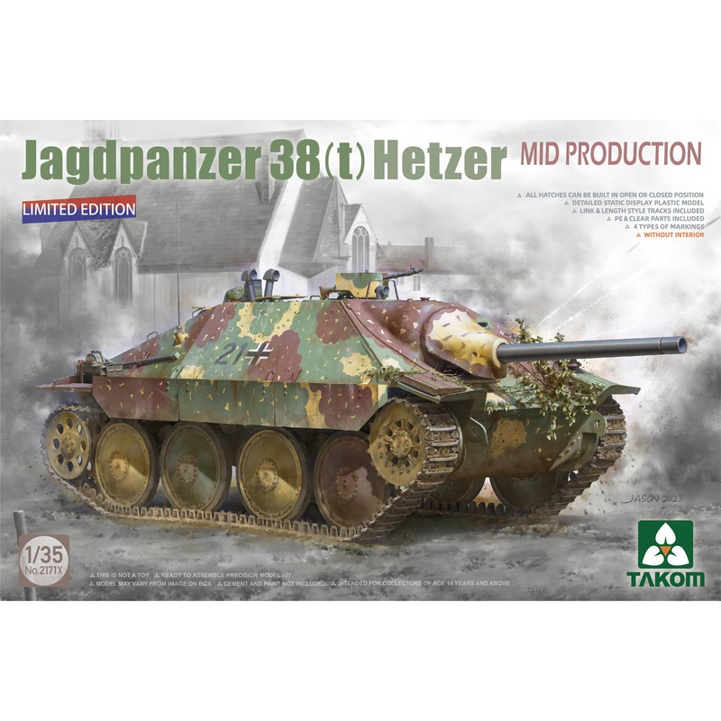1/35 Jagdpanzer 38(t) Hetzer MID PRODUCTION (LIMITED EDITION)