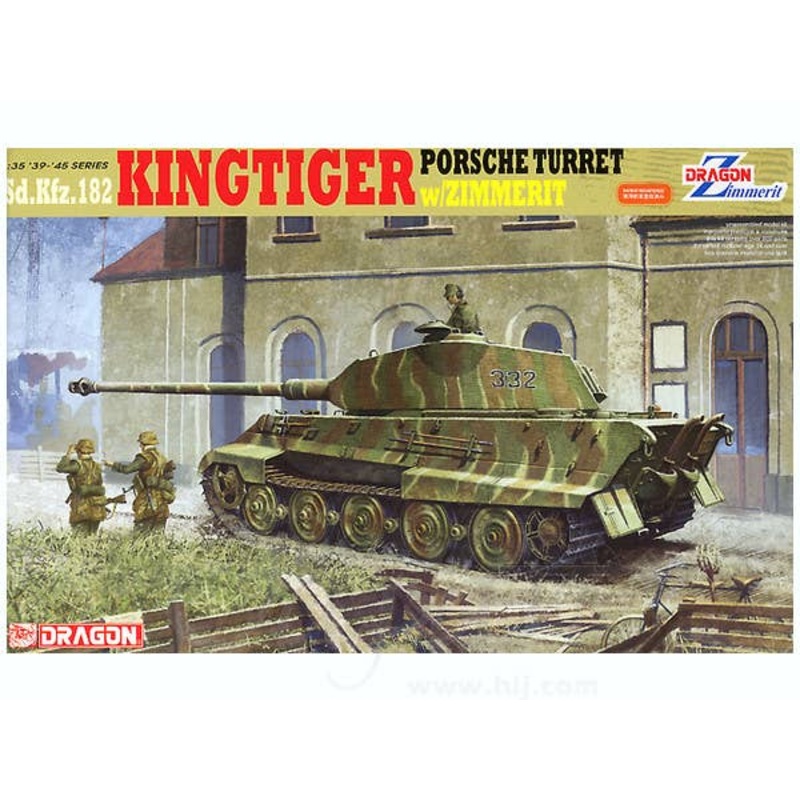 1/35 King Tiger "Porsche Turret" w/Zimmerit