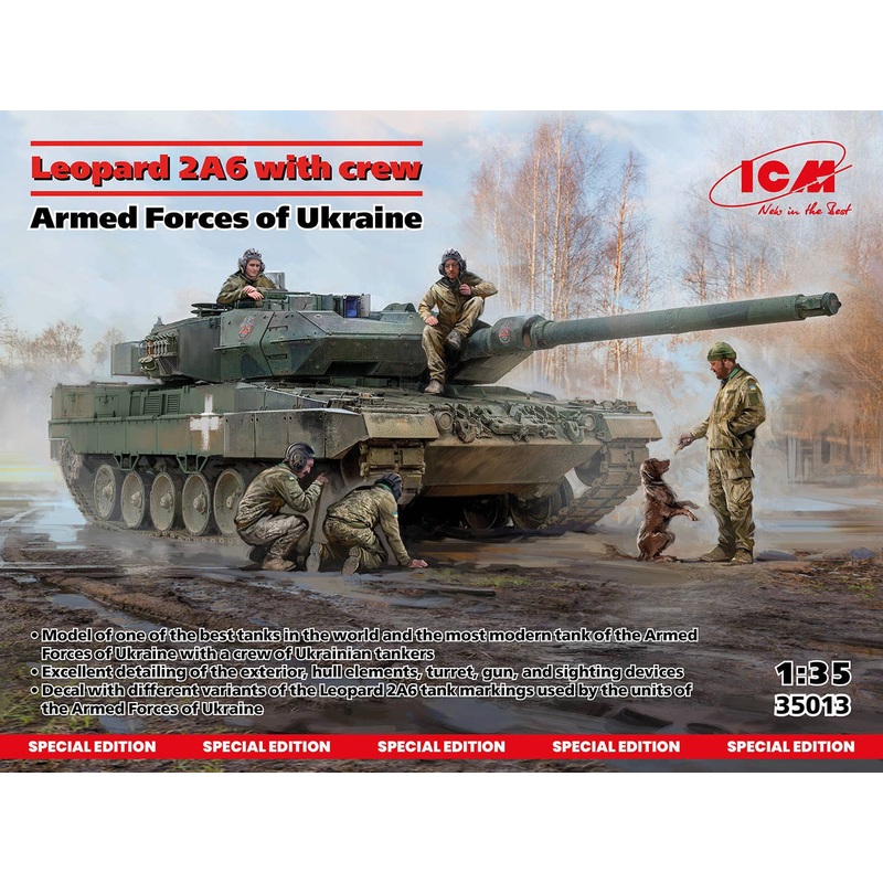 1/35 Leopard 2A6 with Crew Armed Forces of Ukraine