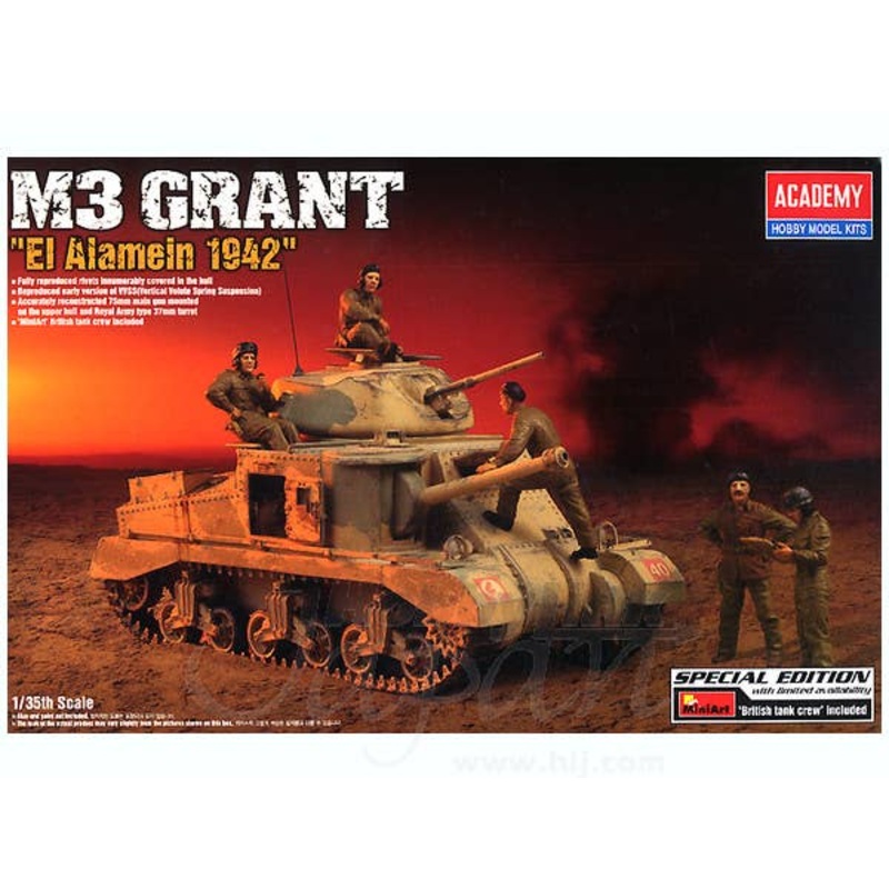 1/35 M3 Grant "El Alamein 1942" Special Edition