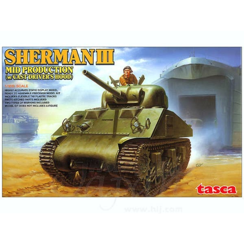 1/35 Sherman III Mid Production w/Cast Driver's Hood