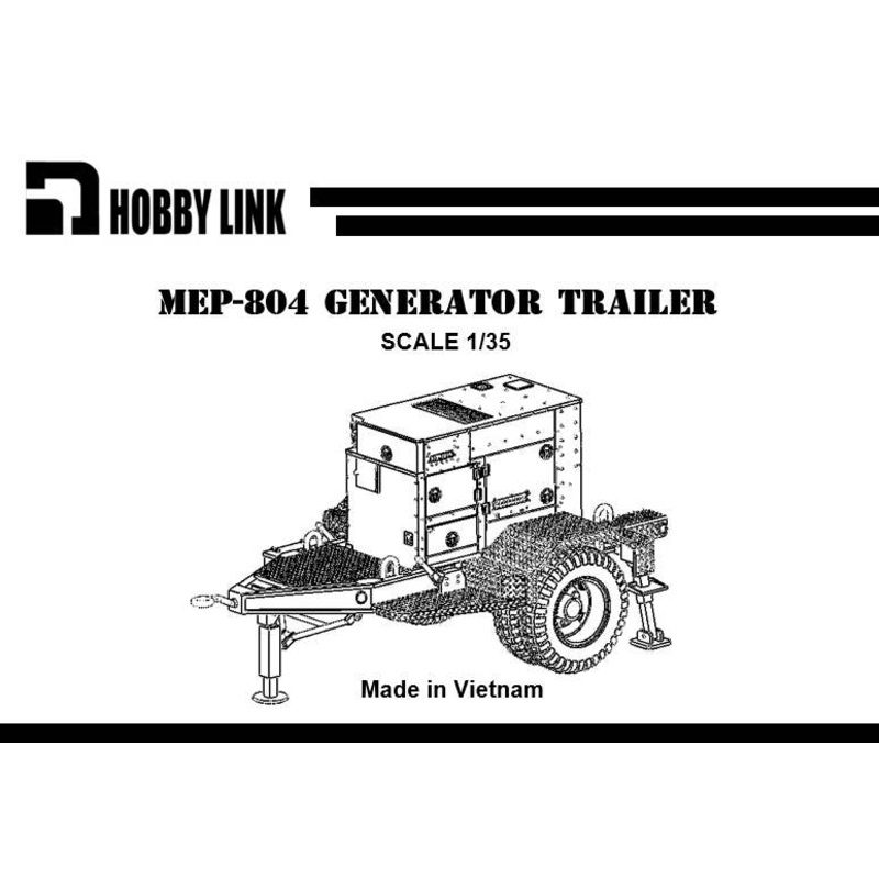 1/35 U.S. MEP804 Power Generation Trailer Full Kit
