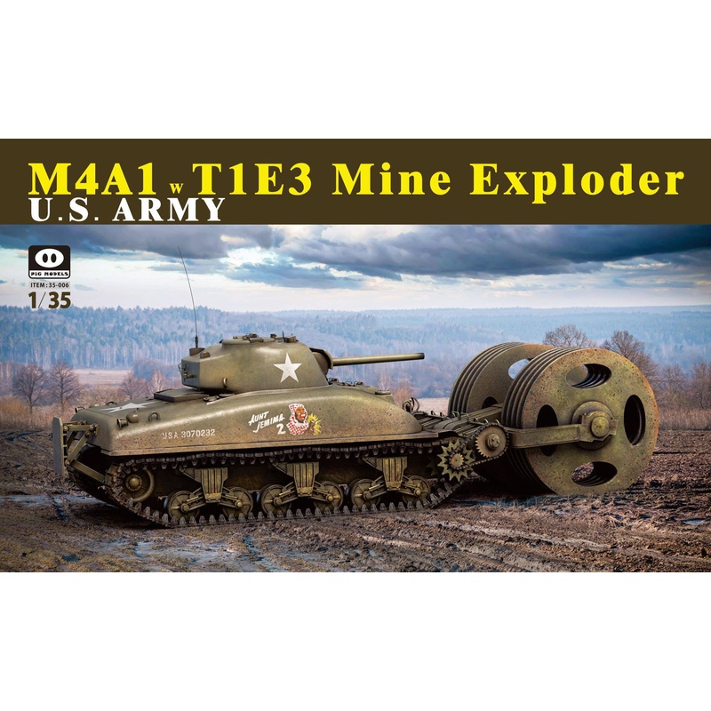 1/35 US ARMY M4A1 w/T1E3 Mine Exploder