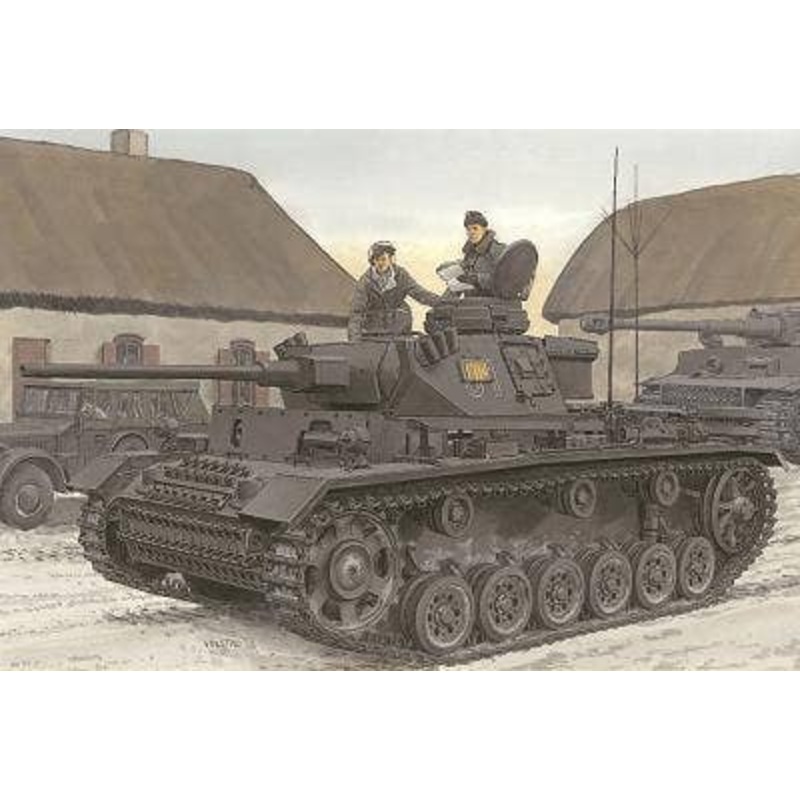 1/35 WWII German Army III Command Tank Type K Magic Track/Aluminum Barrel/Metal Smoke Grenade Launcher & Smoke Grenade Included Luxury Version