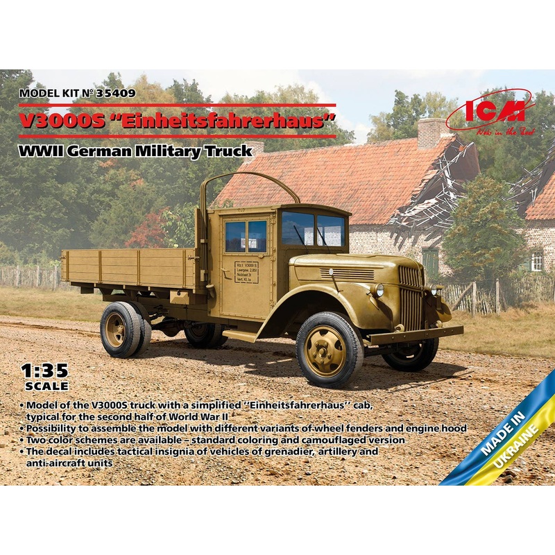 1/35 WWII German Truck V3000S Einheitsfahrerhaus