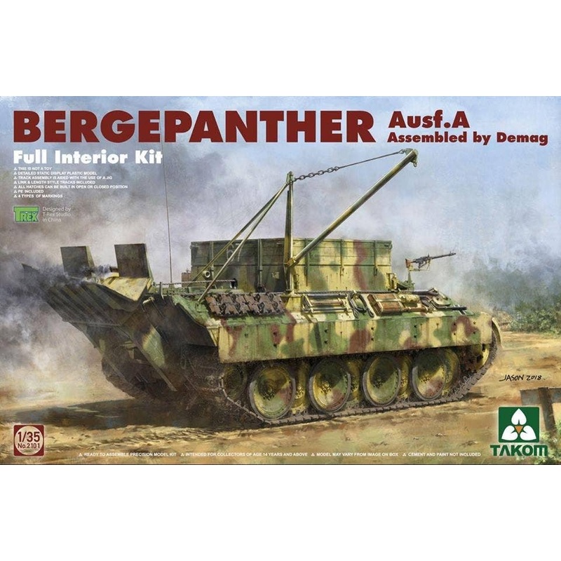 1/35 Bergepanther Ausf. A Assembled by Demag