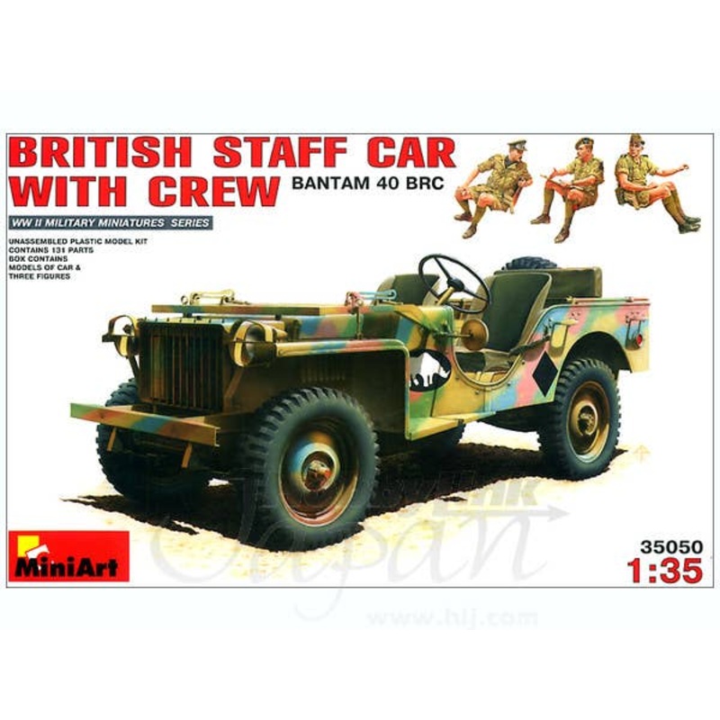 1/35 British Staff Car Bantam 40 BRC w/Crew