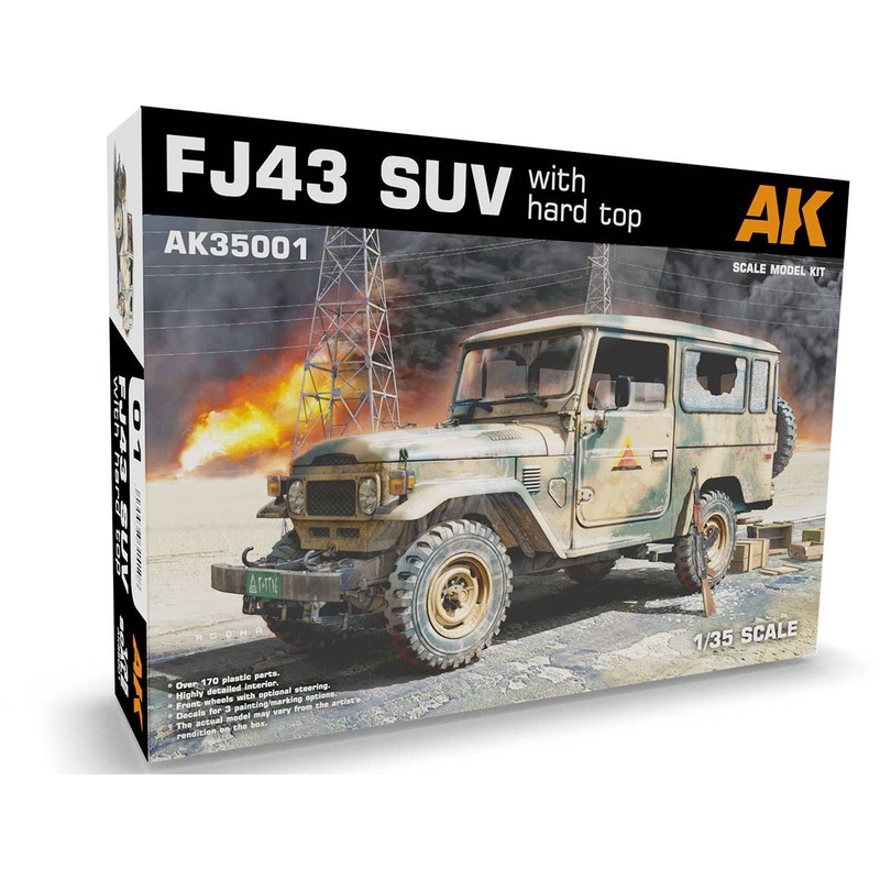 1/35 Current Compact Four-Wheel Drive SUV Military Specification Hardtop Equipment