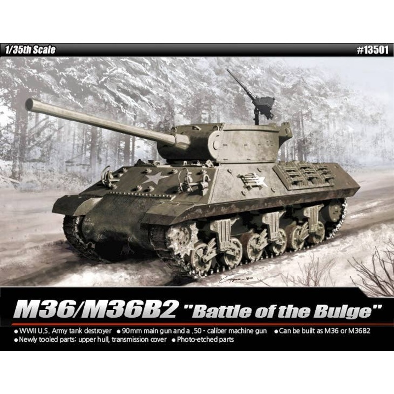 1/35 M36 / M36B2 Tank Destroyer Battle Of The Bulge