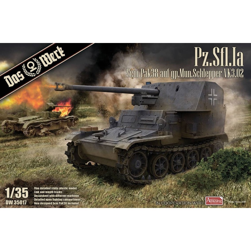 1/35 Pz.Sfl.Ia 5Cm Pak 38 Tank Destroyer Vk3.02