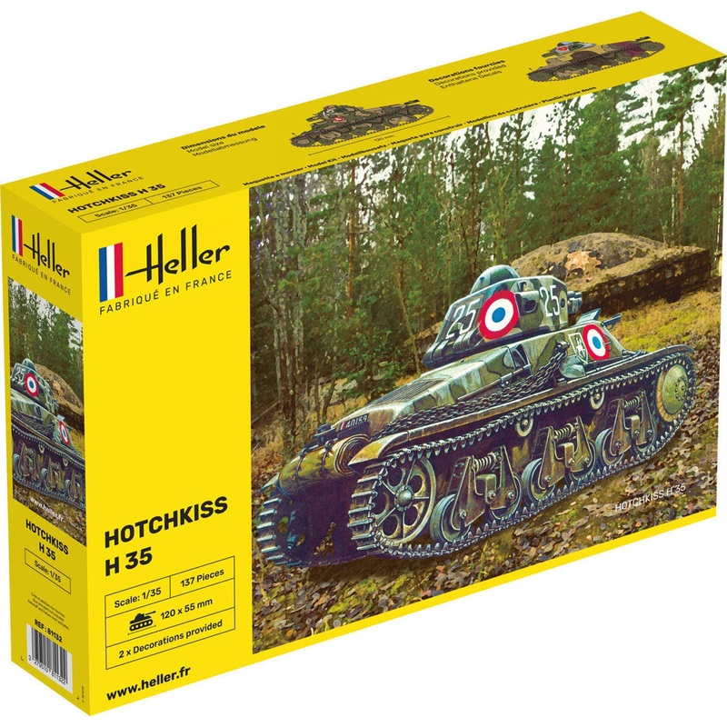 1/35 WW.II French Army Hotchkiss H35 Tank