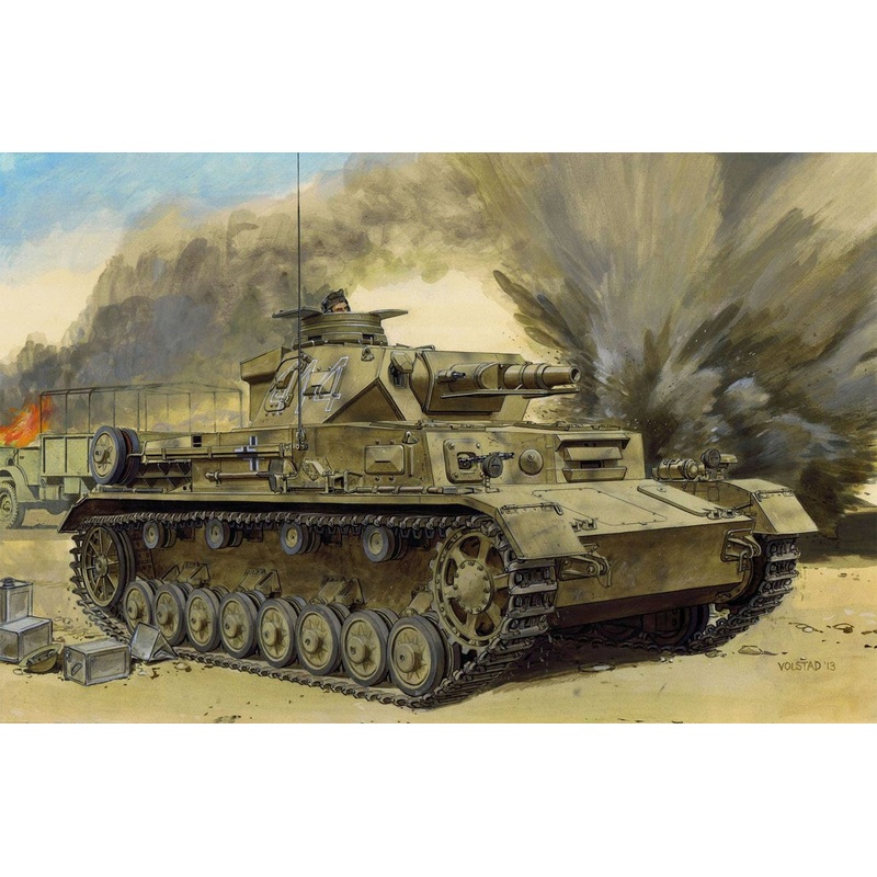 1/35 WW.II German Panzer IV D-type DAK (Premium Edition) Includes Magic Track