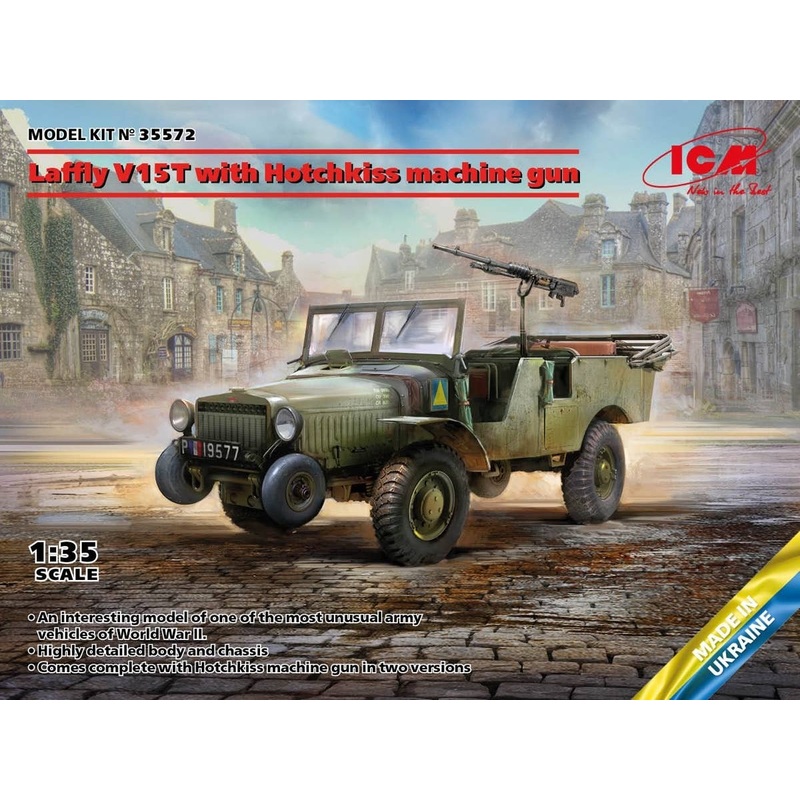 1/35 France Laffly V15T w / Hotchkiss Machine Gun