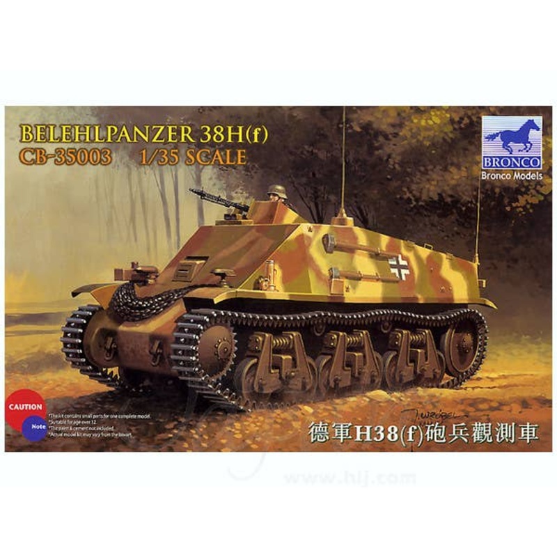 1/35 German Belehlpanzer 38H(f) Observation Vehicle