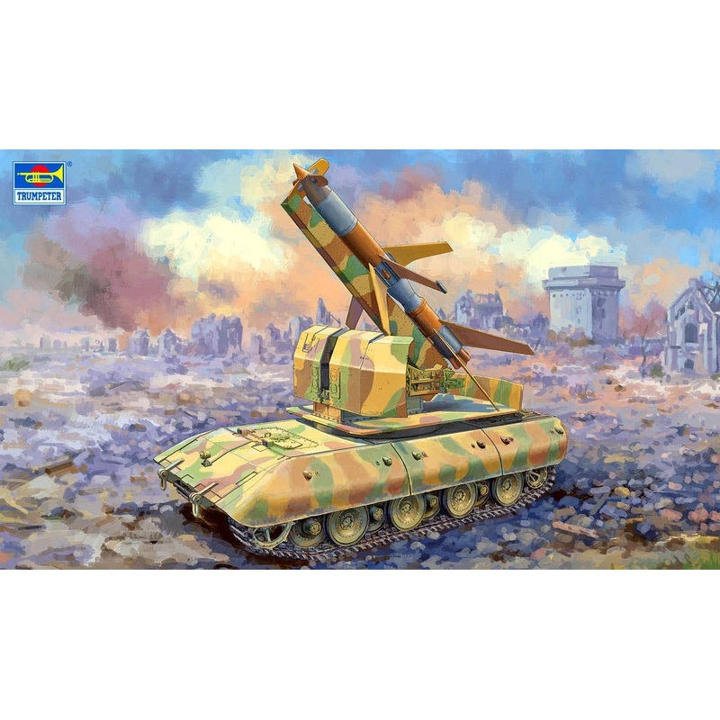 1/35 German E-100 Flakpanzer w / Reindhoter 1 Surface-to-air Missile