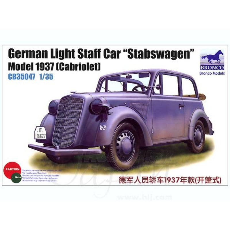 1/35 German Light Staff Car "Stabswagen" Model 1937 Cab