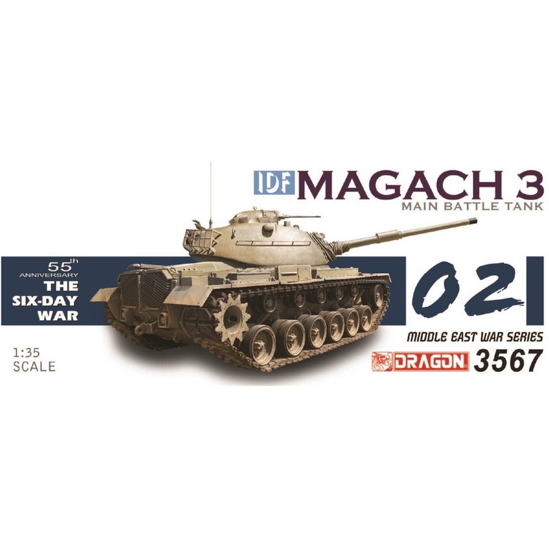 1/35 Israel Defense Forces IDF Magach 3 Israeli Airborne Troops Soldier Figure Included