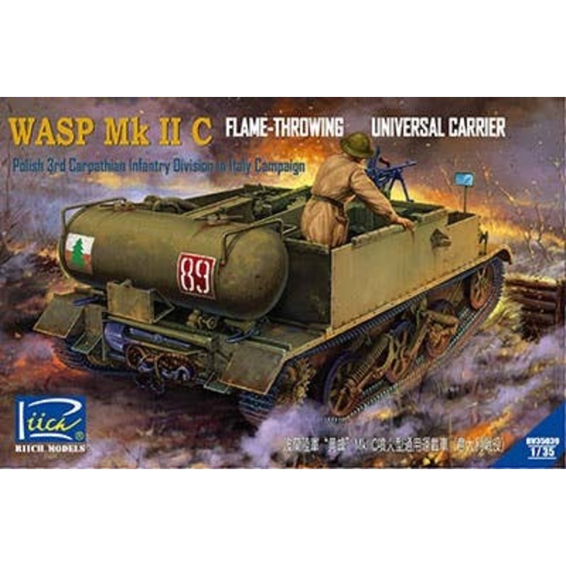 1/35 Po Wasp Mk.IIC Flamethrower Carrier Italy Match