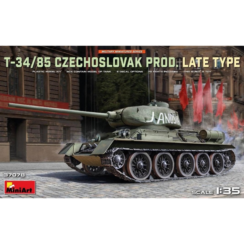 1/35 T-34-85 CZECHOSLOVAK PROD. LATE TYPE