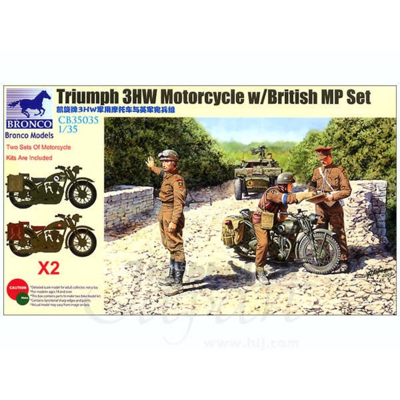 1/35 Triumph Bike 3HW & Figure