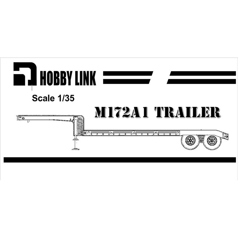 1/35 U.S. M172A1 Tank Transport Trailer Full Kit