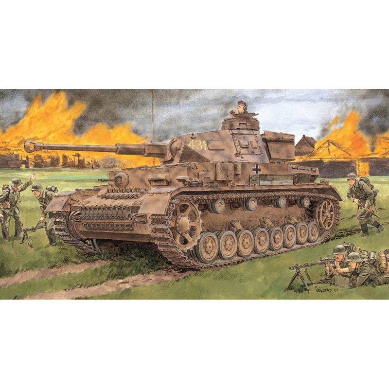 1/35 WW.II German Panzer IV F2 (G) type Magic Track Included
