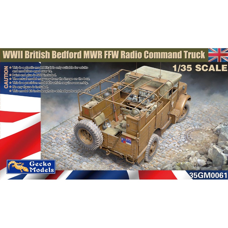 1/35 Bedford MWR FFW Radio Command Truck